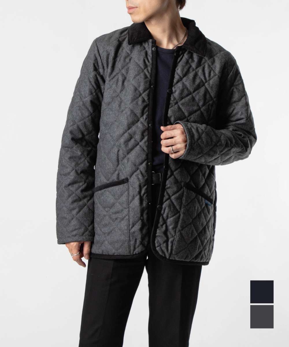 ラベンハム LAVENHAM WOOL DENHAM MENS 羊毛 デンハム メンズ LV6050 キルティング 上衣 メンズ アウター