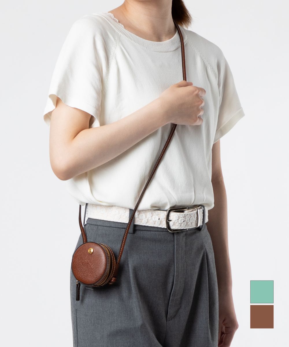 ロンシャン LONGCHAMP Epure エピュレ Coin purse with cord 吊りひも付き添い人 コインケース 30061 HIY ウォレットバッグ 釣り銭入れ ショルダーバッグ レディース 御徒面子