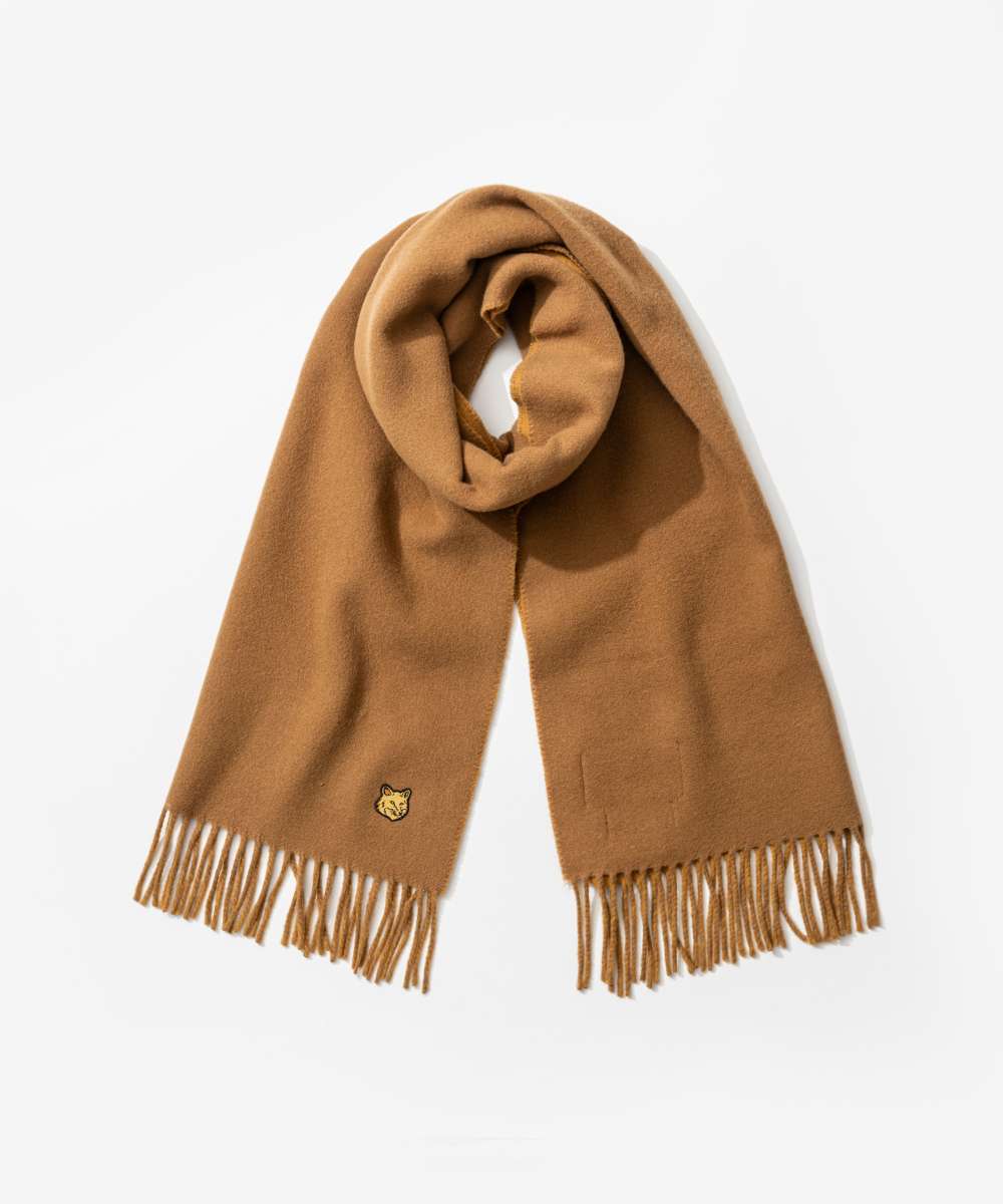 楽天市場】Maison Kitsune メゾンキツネ FOX HEAD PATCH SCARF