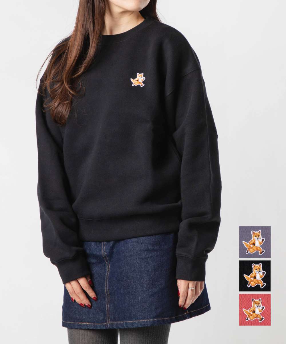 楽天市場】メゾンキツネ Maison kitsune ボーダーニット クルー