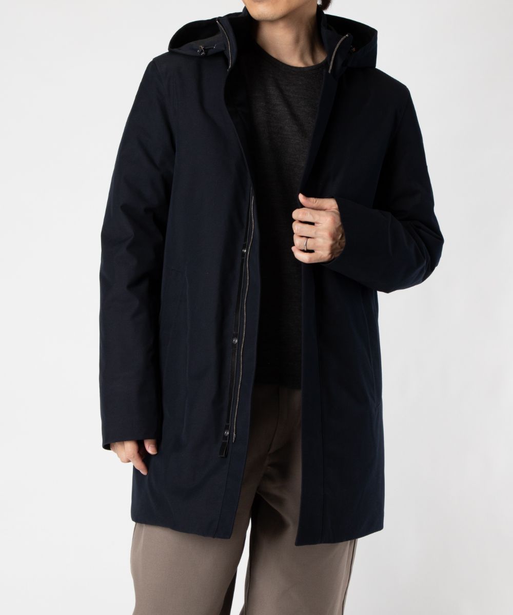 マッカージュ MACKAGE ROLAND Hooded Down Coat フード ダウンコート ダウンジャケット ミドル丈 メンズ アウター 81,400円