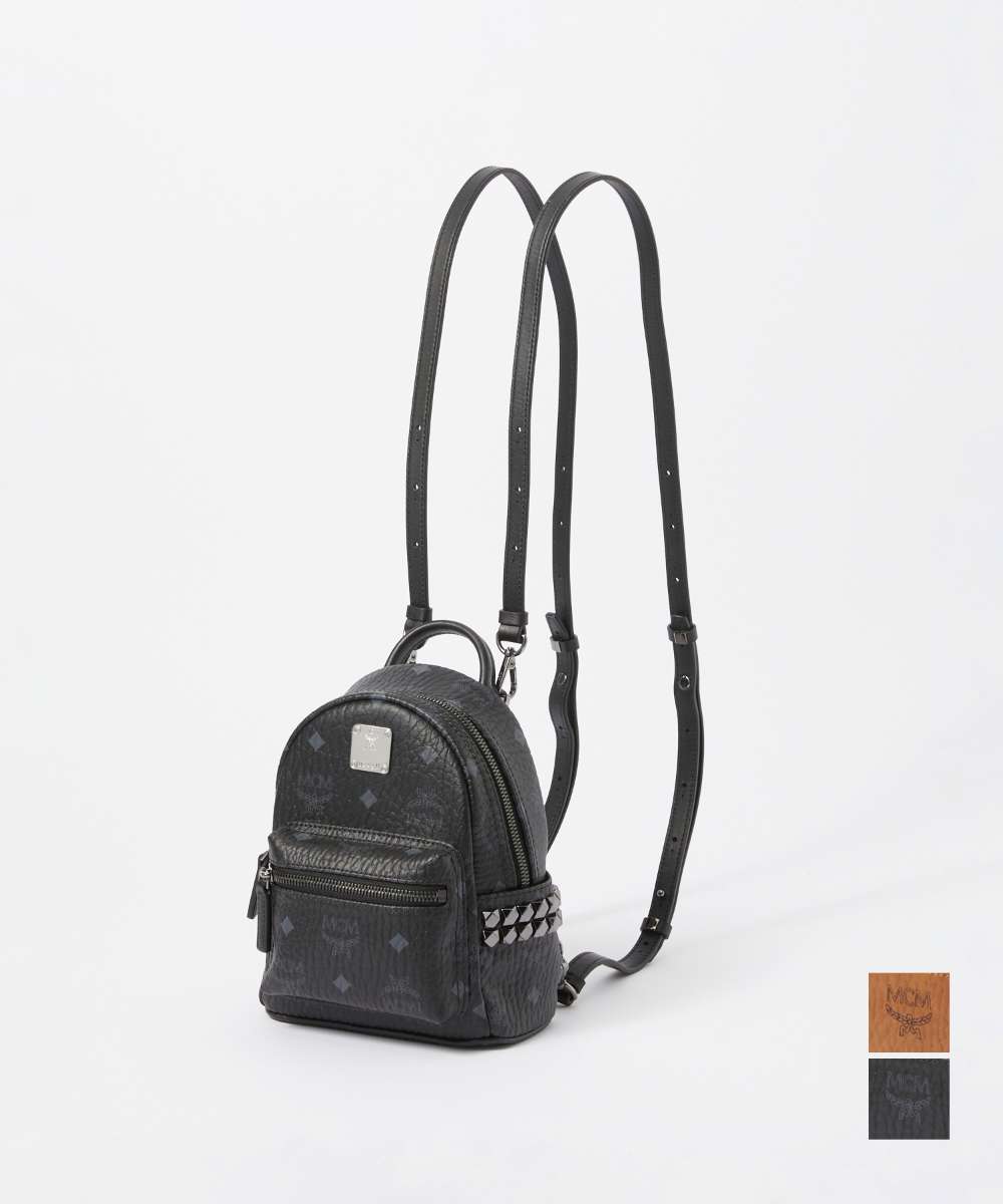 MCM レザーリュック ブラック/ゴールド 保存袋付き 楽天市場】【送料無料】 エムシーエム リュック MMK 5SVE73