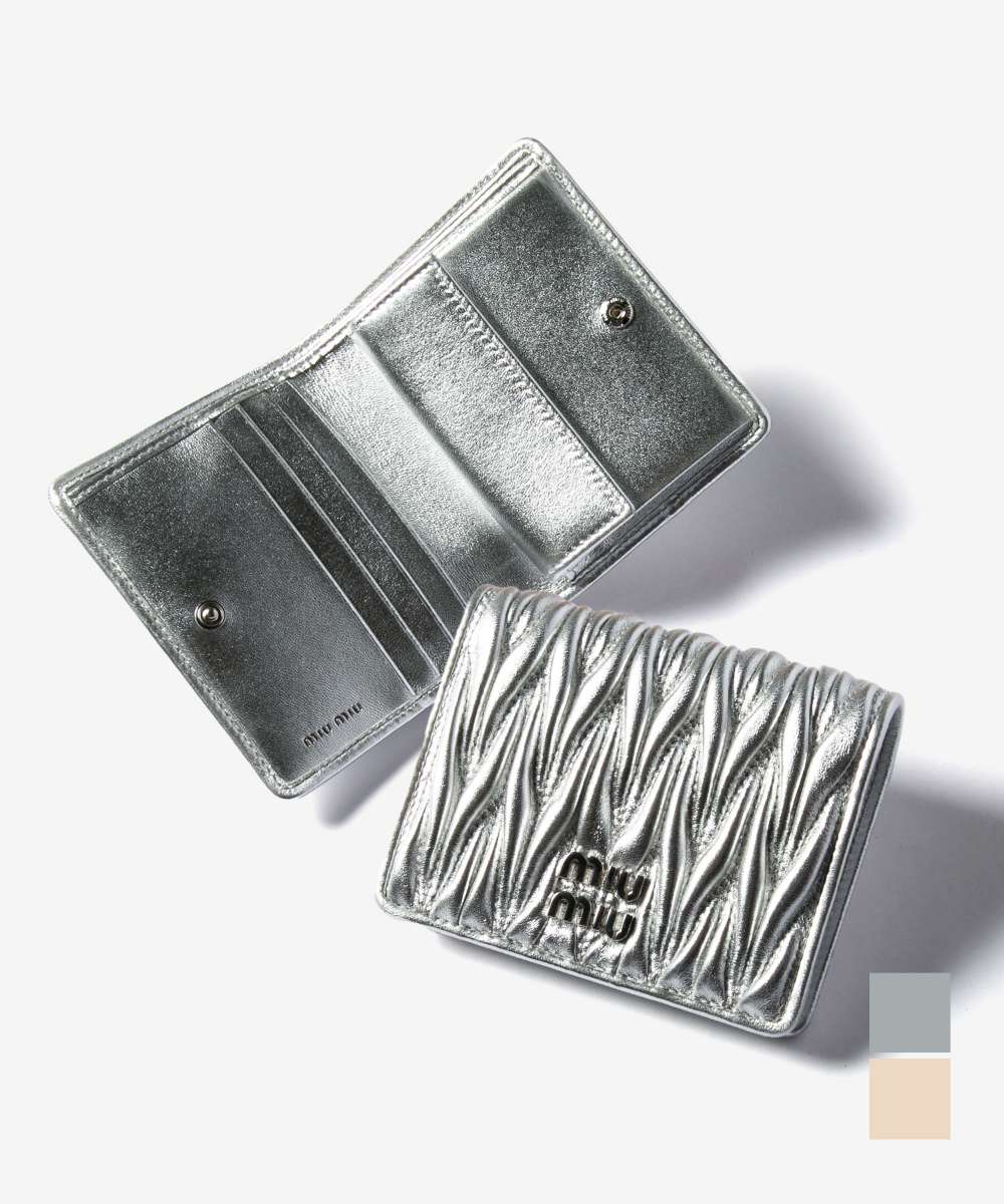 楽天市場】ミュウミュウ MIU MIU レディース 2つ折り財布 サイフ