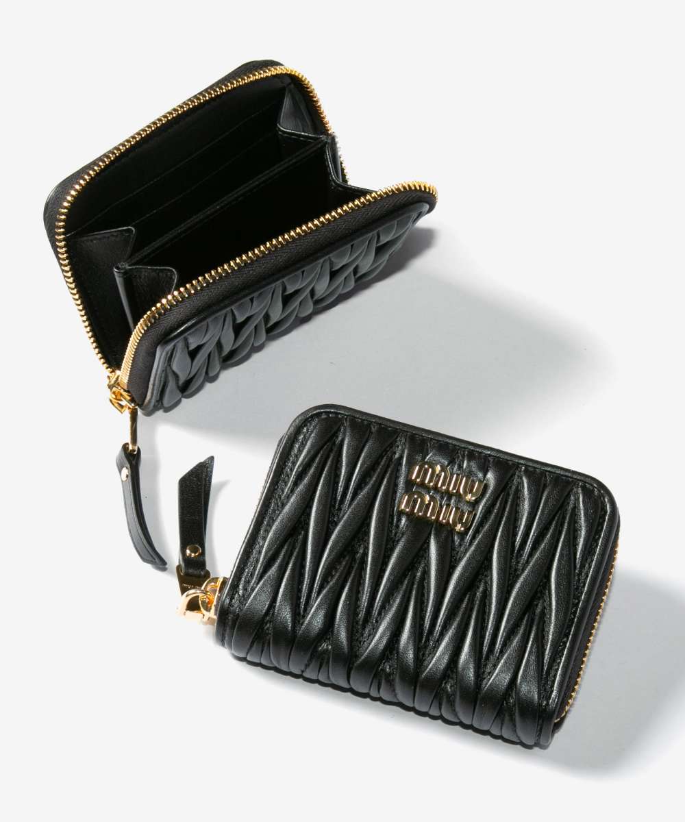 楽天市場】ミュウミュウ 財布 miumiu コインケース マトラッセ