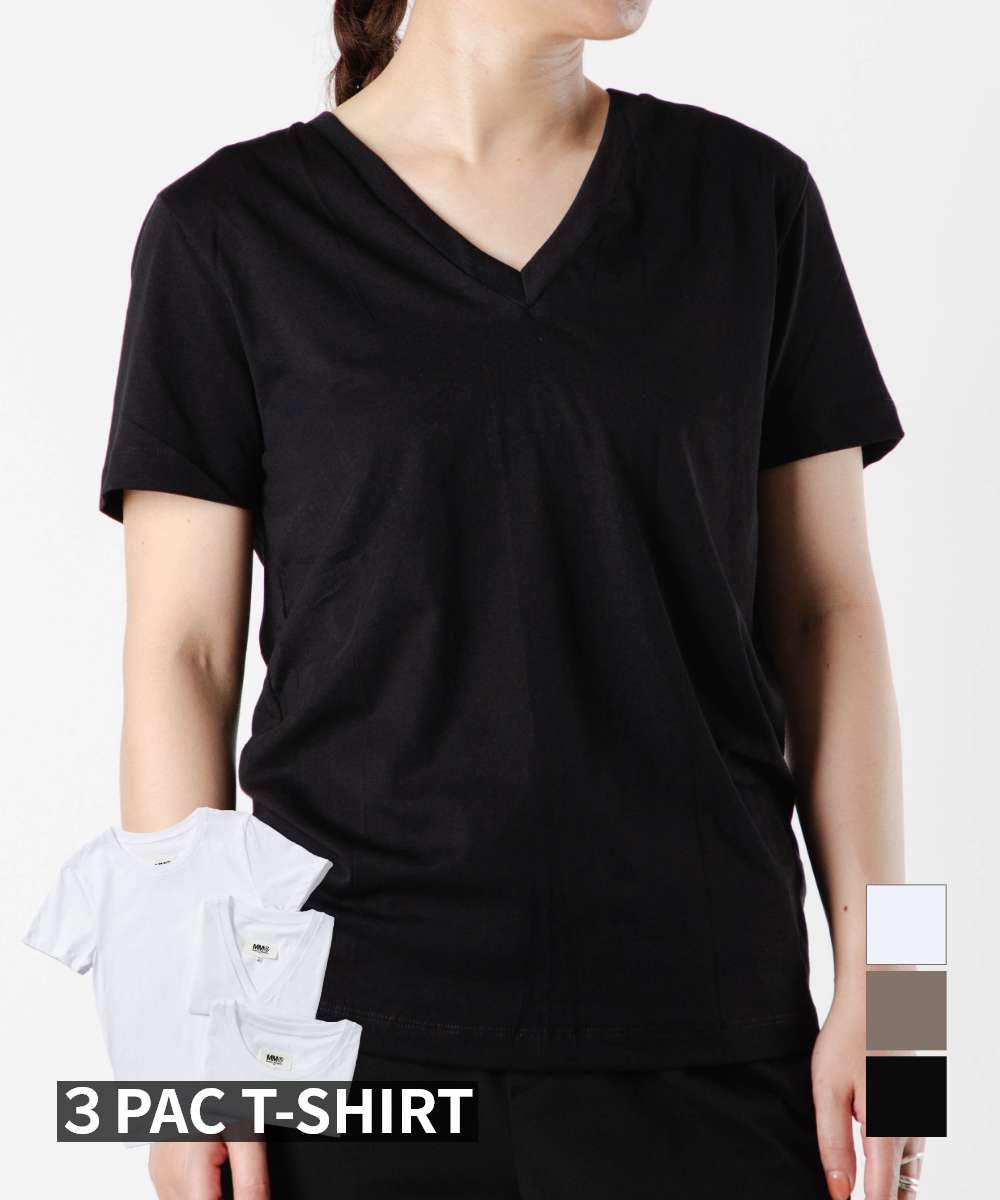 楽天市場】メゾンマルジェラ 3P パックTシャツ 3枚セット 4ステッチ