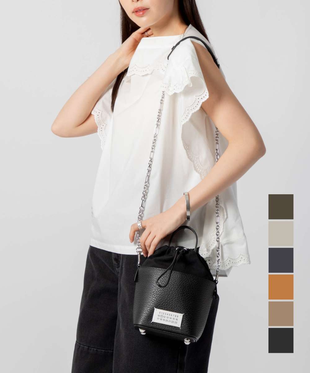 ☆送料関税込☆MAISON MARGIELA 5AC バケットバッグ スモール☆ Maison Margiela】5AC mini バケットバッグ (Maison Margiela