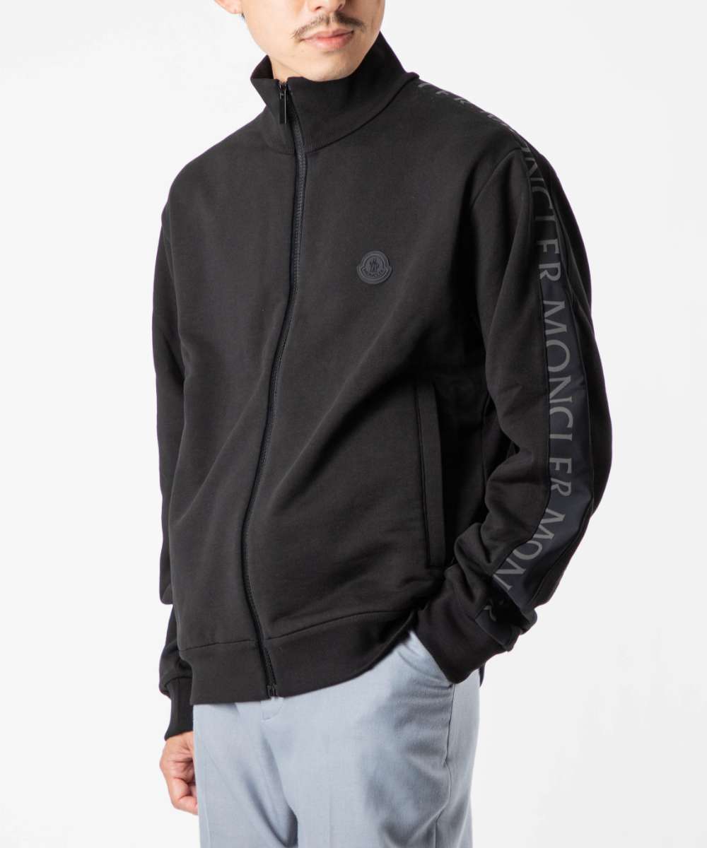 モンク軌跡 MONCLER 8G00033 809KR 上衣 メンズ アウター 上衣 ジレー 綿織物 ナイロン ロゴタイプ 心地好い ジップアップ 999 ZIP UP CARDIGAN 黒いこと S M L XL