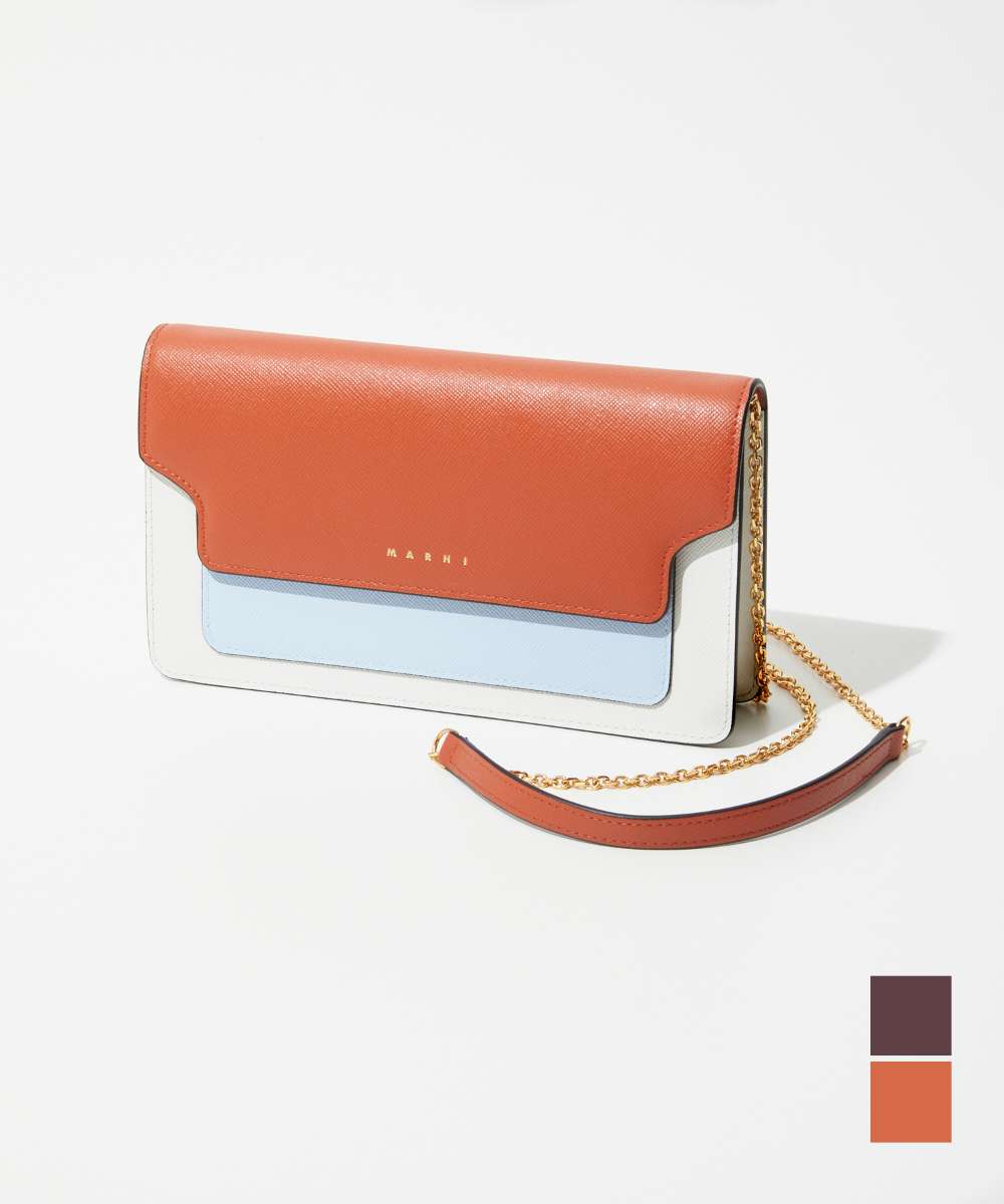 楽天市場】MARNI マルニ 長財布 Zip Around Wallet PFMOE11U09