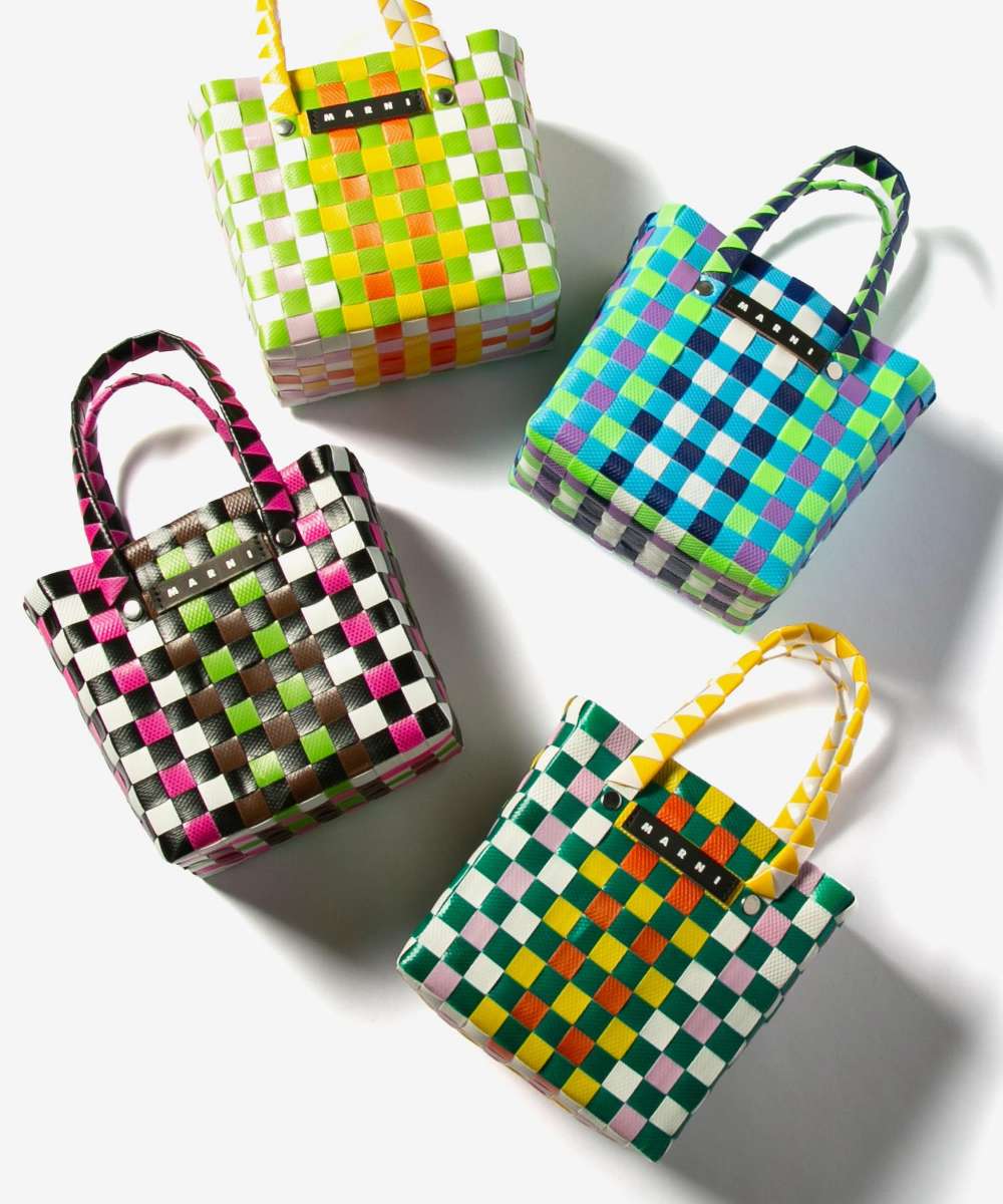 MARNI マルニ KIDS ウーブン バスケットバッグ M00178 M00IW MARNI KIDS マルニ キッズ バスケットバッグ M01480 M00IW