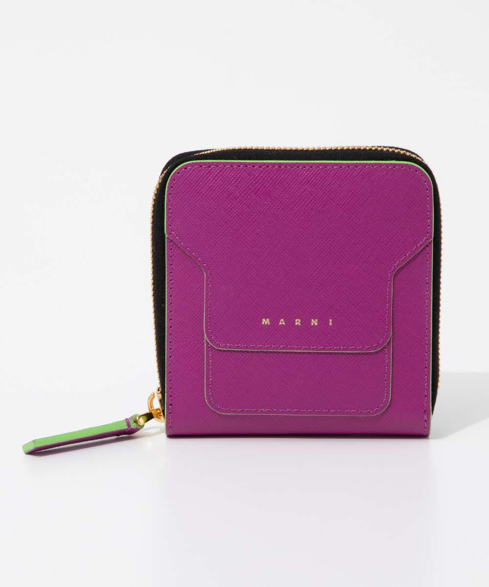 楽天市場】マルニ MARNI 二つ折り財布 レディース 財布