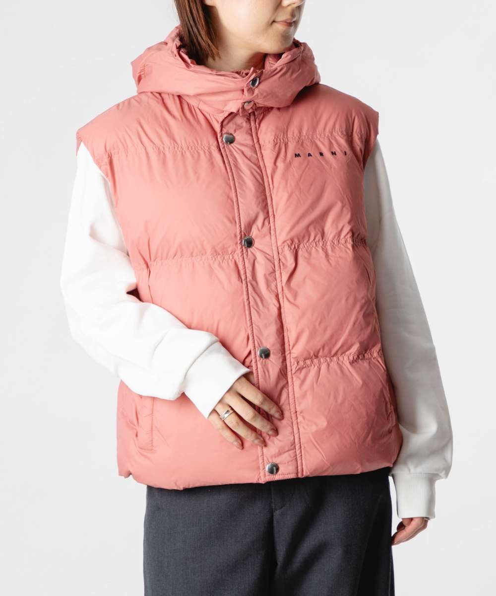 マルニ MARNI KIDS COLLECTION MJ166U キッズコレクション NYLON DOWN BEST ナイロン ダウンベスト M01539 M00LY ベスト レディース アウター 大人もOK｜UBLANC