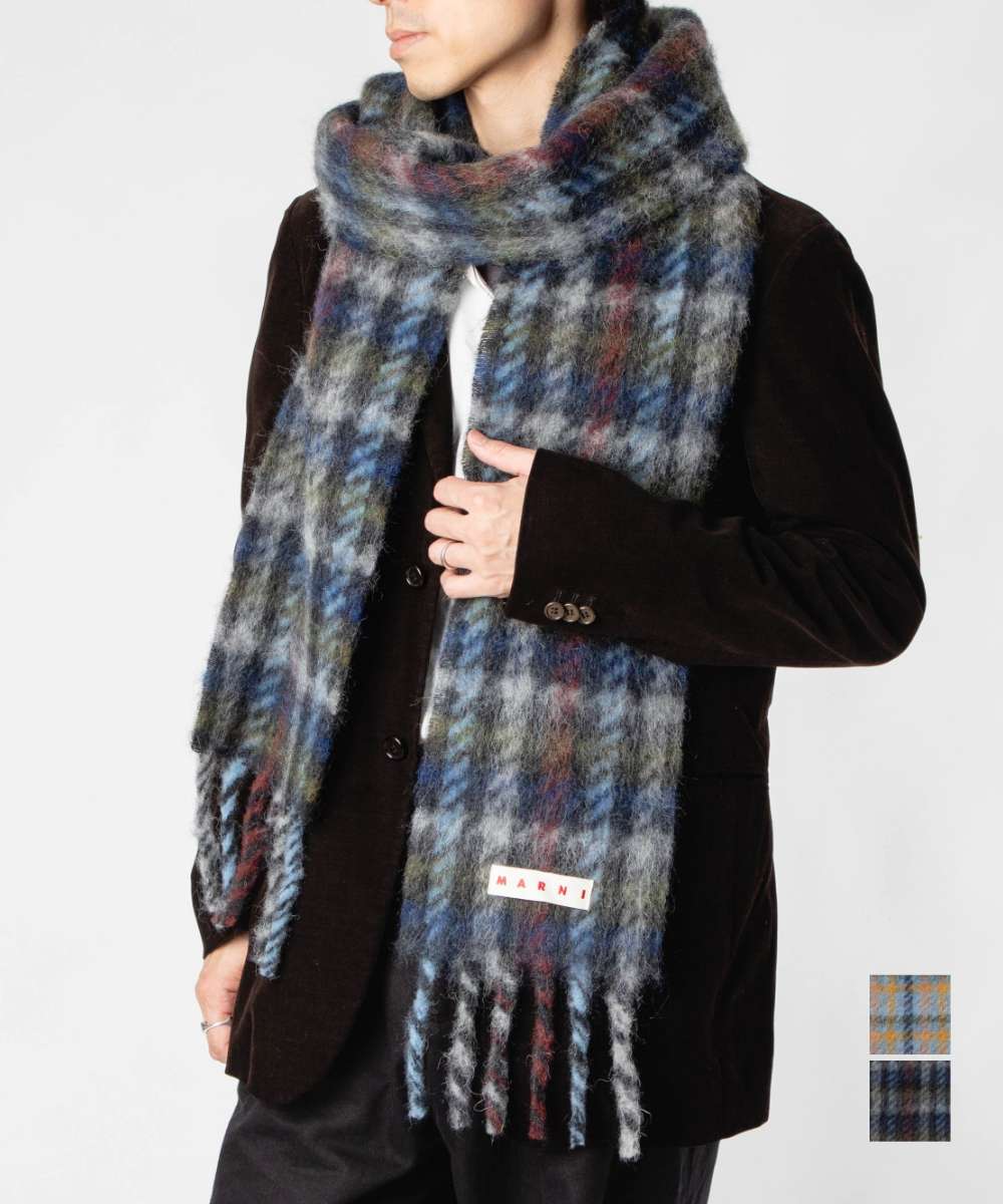 楽天市場】MARNI マルニ マフラー スカーフ SCMC0126Y0 UAW039