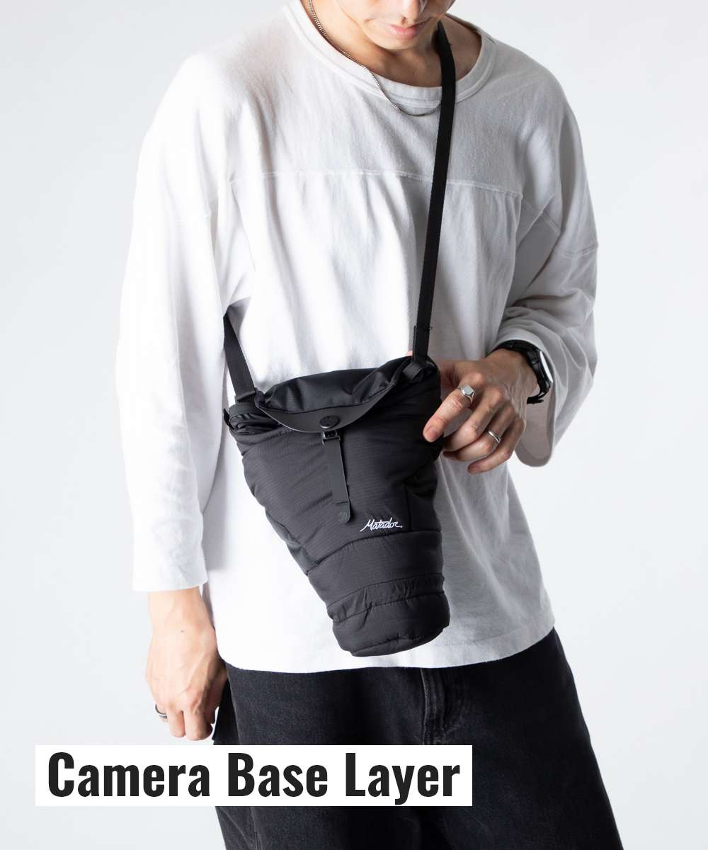 マタドール Matador MATCBL001BK ショルダーバッグ Camera Base Layer メンズ レディース バッグ カメラベースレイヤー カメラバッグ 一眼レフカメラ ミラーレスカメラ アウトドア カジュアル お出かけ ハイキング 登山 キャンプ 通勤 通学 旅行 トラベル ギフト ブラック