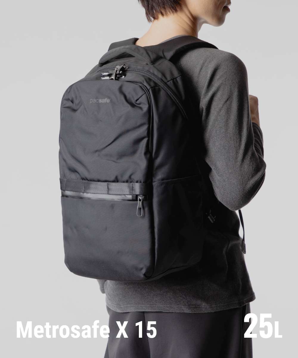 pacsafe VIBE28 ブラック バックパック