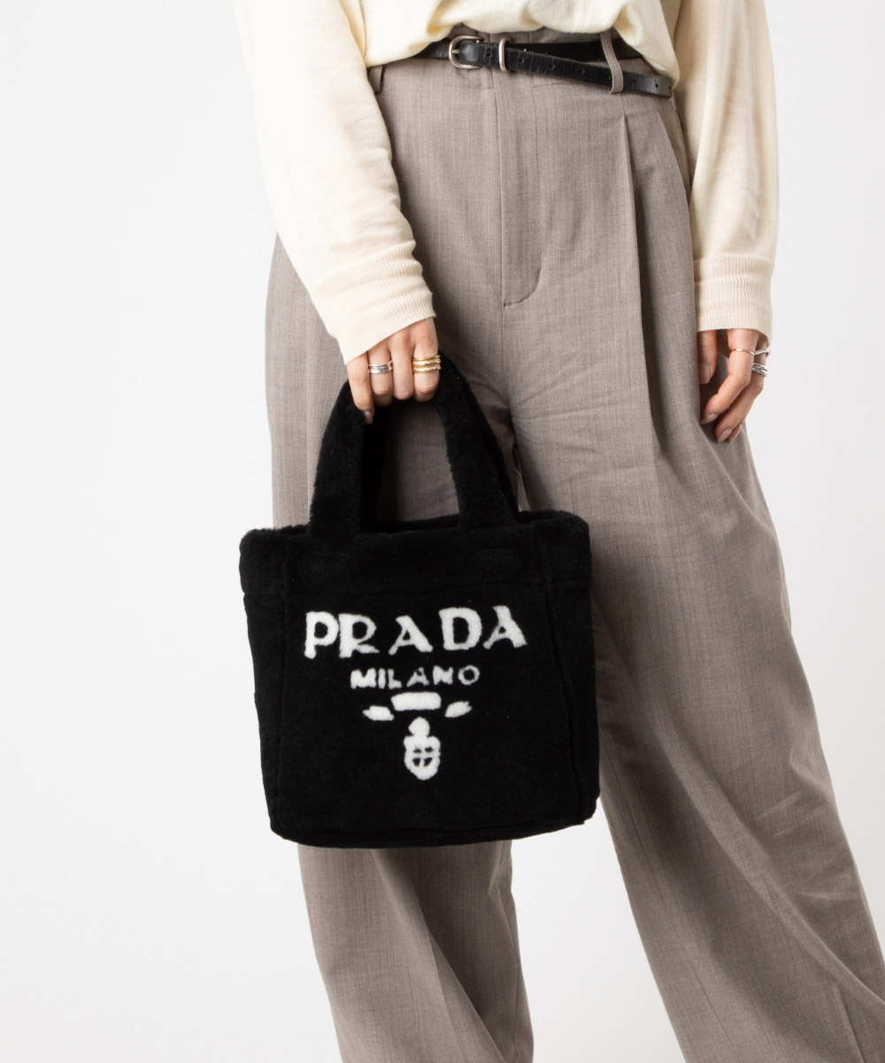 PRADA レディース　トートバッグ 楽天市場】PRADA プラダ 1BG317 V/INTECCIO OOO/NER 手提げ