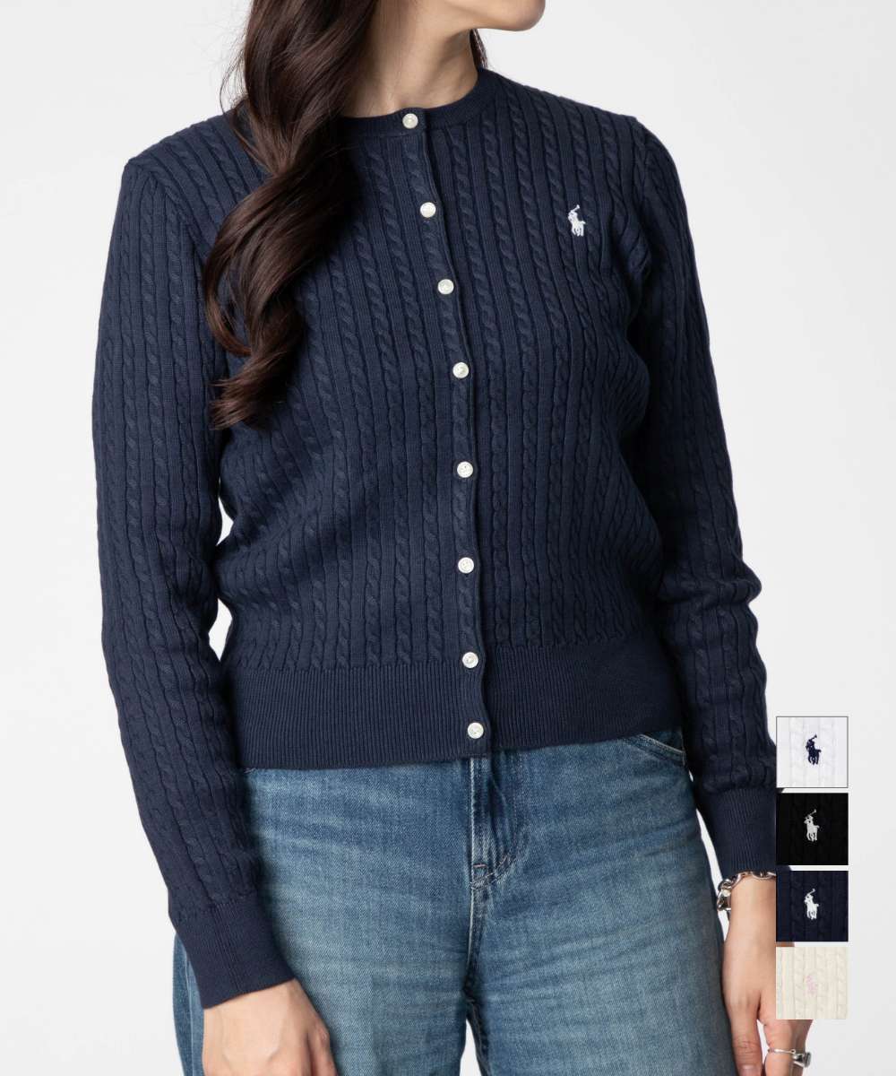 ポロ ラルフ 置き目レン POLO RALPH LAUREN Mini Cable Cotton Cardigan ミニ有線テレビ 綿織物 ジレー 313543047 編み物 赤ちゃん服 キッズ ガールズ レディース 成年者も差しゆるす トップス キッズガール 綿織物編み物 有線テレビ編み物 有線テレビ編み 140糎 150糎 160糎 M L XL