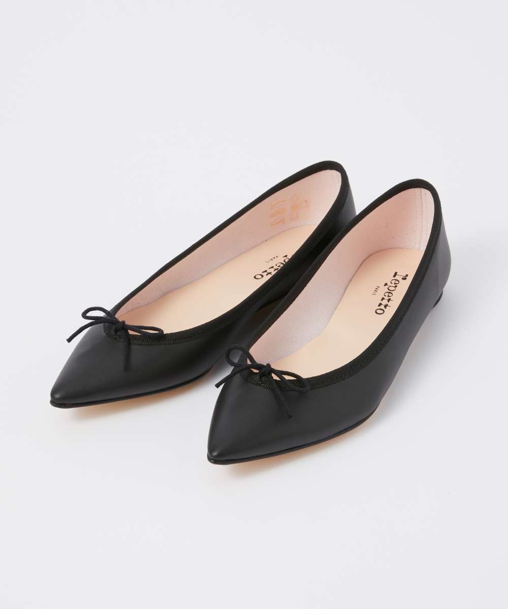 レペット repetto ポインテッドトゥブラック レペットパンプス-