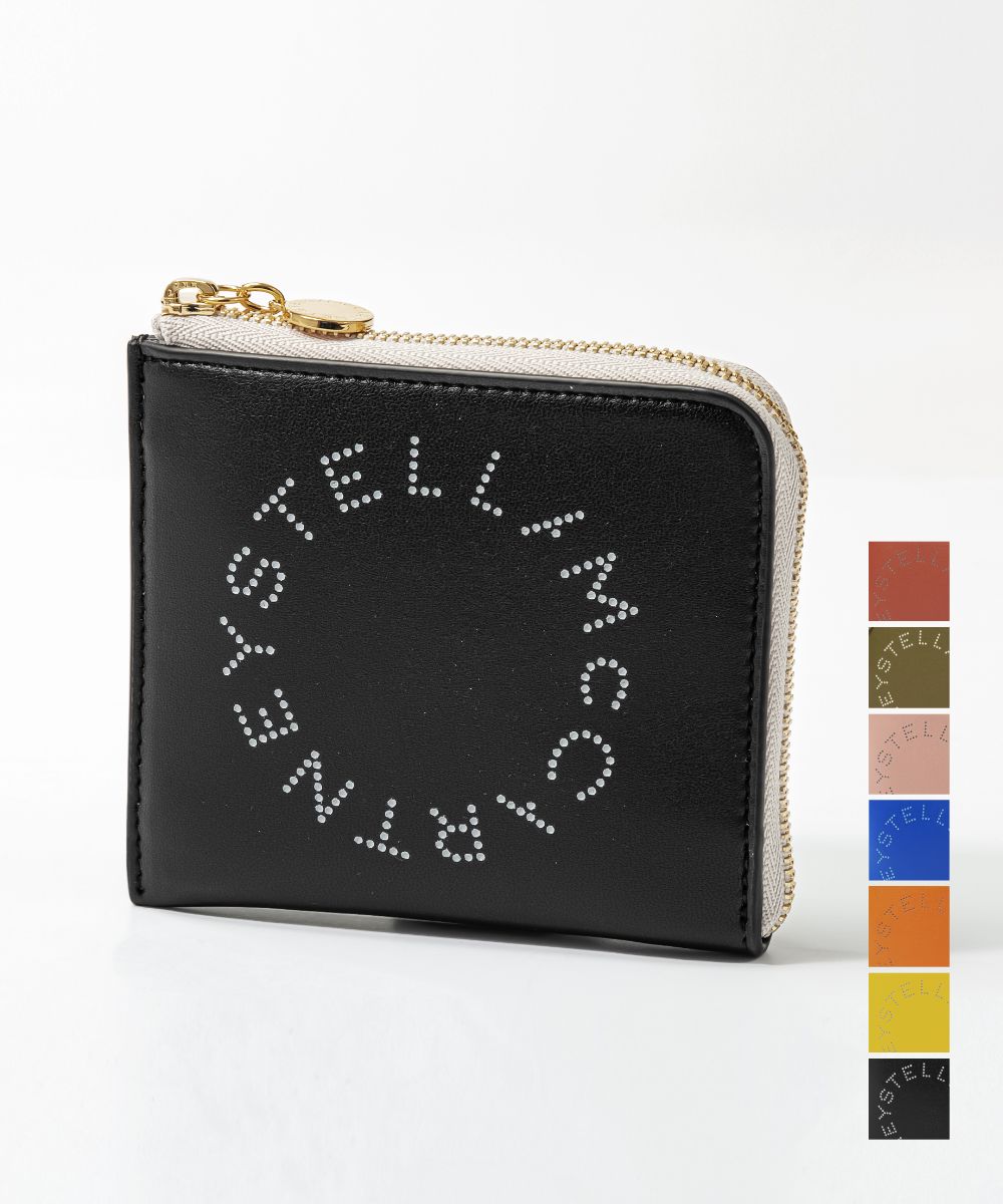 ステラ マッカートニー STELLA McCARTNEY 700253 W8856 カードケース レディース ロゴ ジップ カードホルダー ビジネス シンプル プレゼント お祝い コンパクト ギフト 名刺入れ 誕生日 全5色