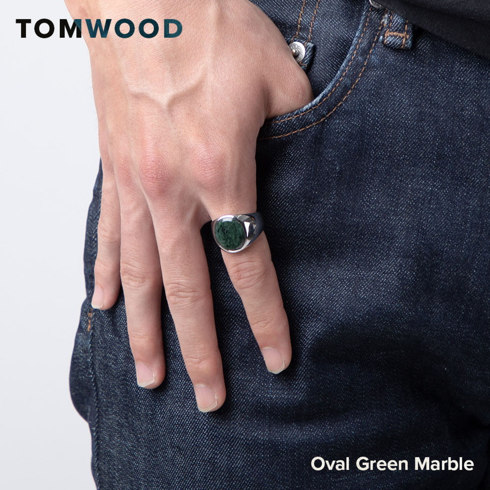 Tom Wood Cushion Green Marble 58 トムウッド - リング