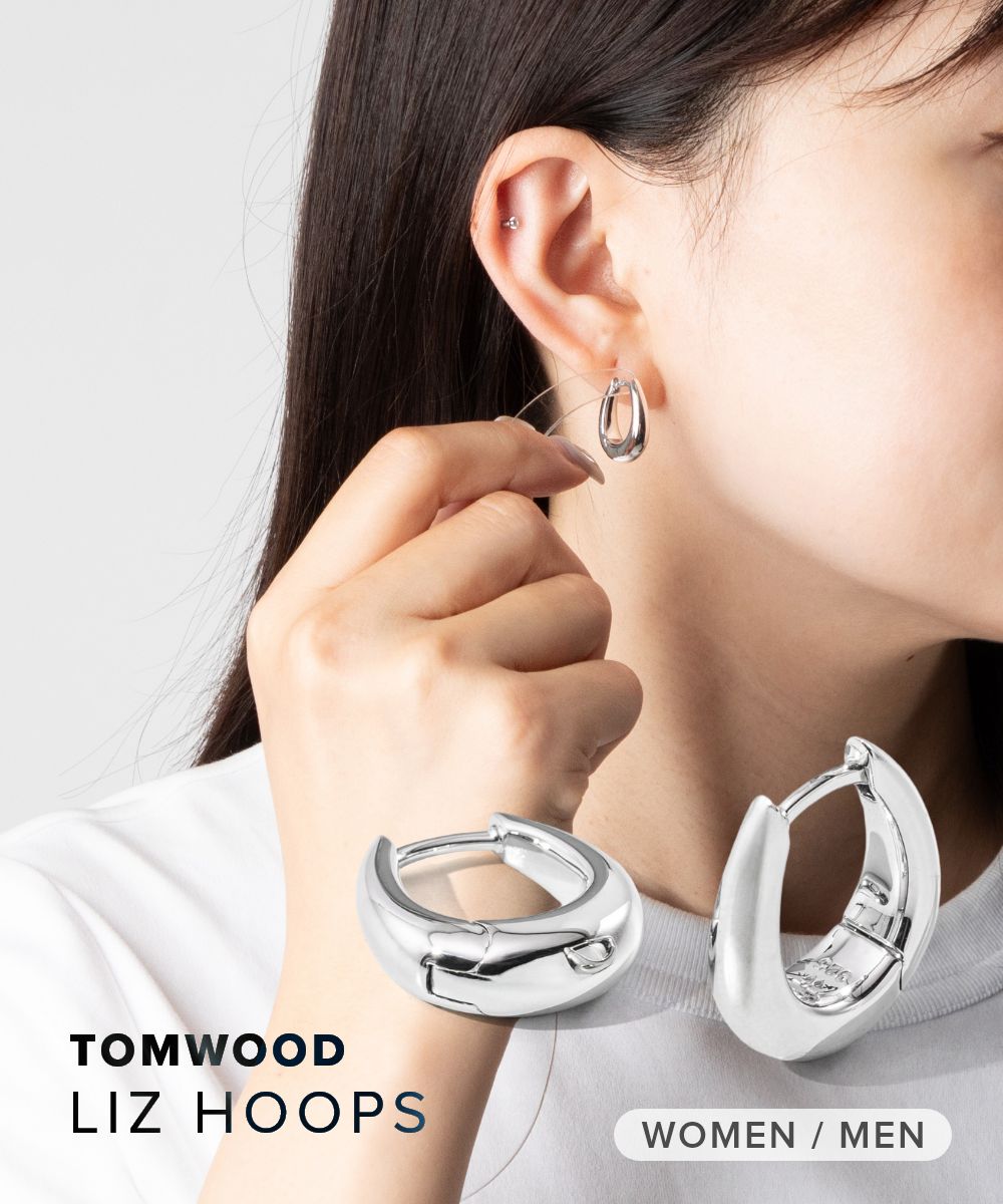 楽天市場】TOM WOOD トムウッド Liz Hoops Earrings リズ フープ