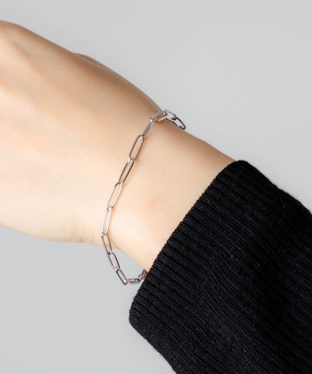 Tom Wood トムウッド ボックスリンク ブレスレット シンプル TOMWOOD トムウッド Box Bracelet シルバー チェーン ボックス
