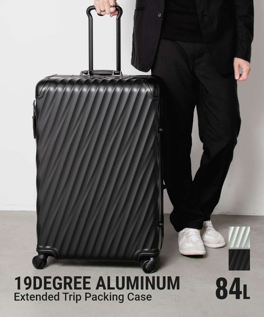 トゥミ TUMI 19 DEGREE ALUMINUM 19 ディグリー 軽銀 Extended Trip Packing Case エクステンデッド 周遊 荷造り容れもの 036869MD2 036869SLV2 98824 4386 1776 キャリーバッグ 旅行バッグ ラージ チェックイン メンズ 御徒面子 引っ敷き黒いこと