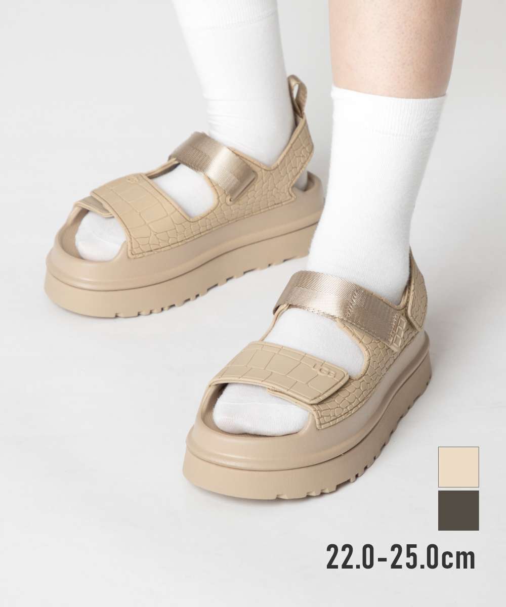 アグ UGG W GOLDENGLOW EMBOSSED ゴールデングロウ エンボスト 1175311 サンダル 厚底 レディース シューズ|UBLANC