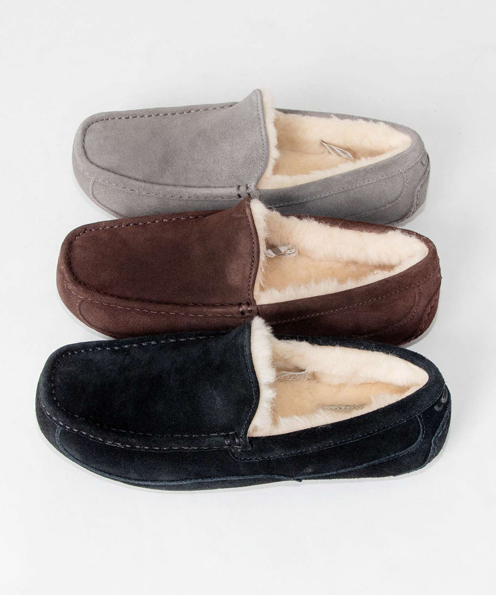 楽天市場】アグ アスコット モカシン メンズ スリッポン シープ