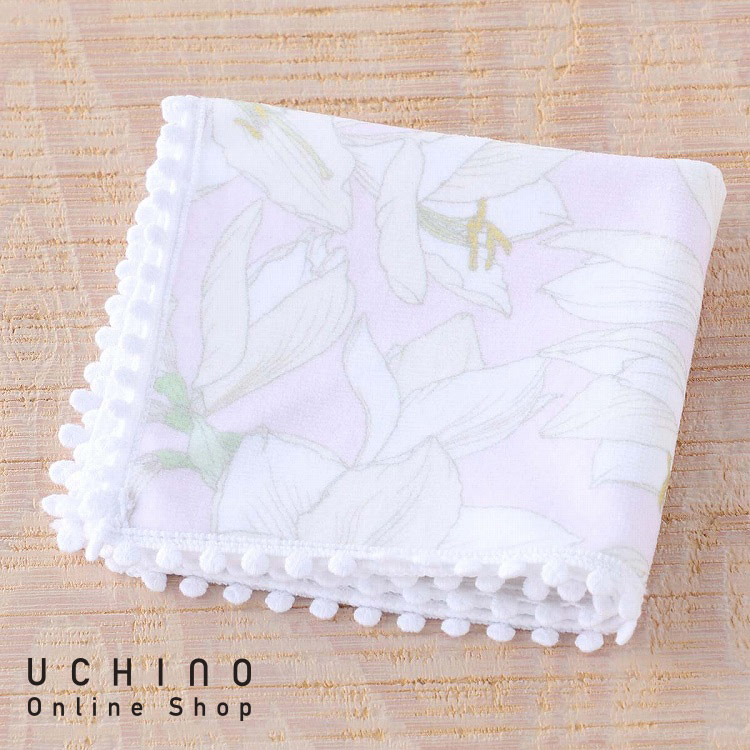 楽天市場】(SALE)スビンシャーリングレース タオルハンカチ UCHINO