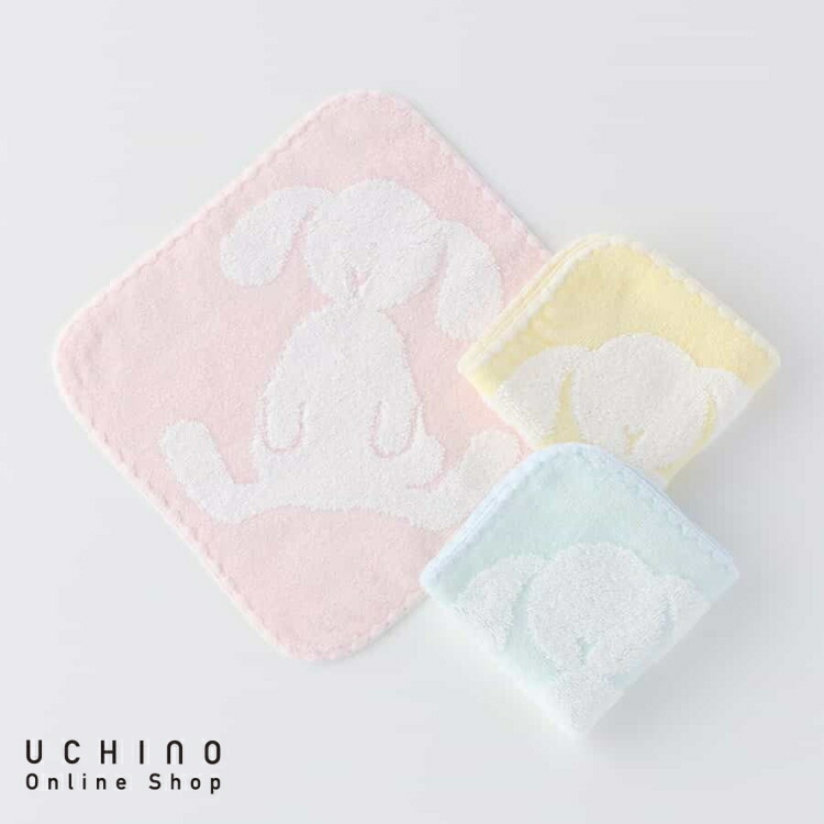 楽天市場】New UCHINO ふわふわバニー フェイスタオル 約34×85cm