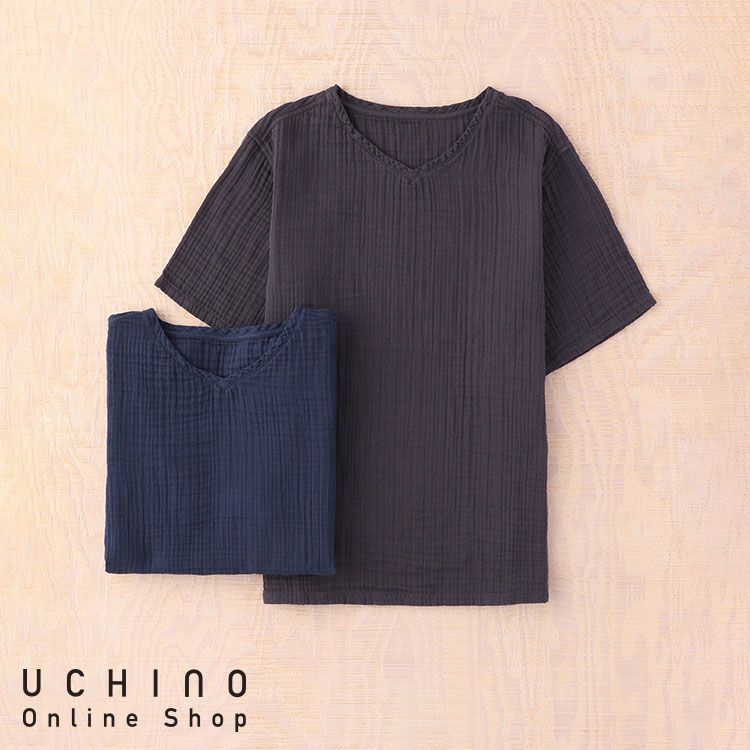 楽天市場】ルームウェア UCHINO マシュマロガーゼ ベーシック Tシャツ 