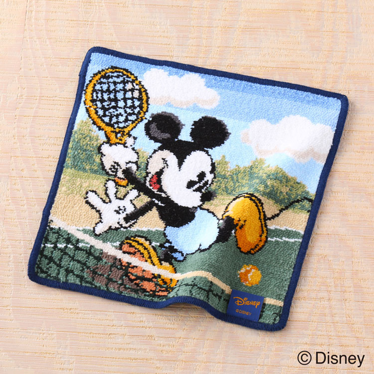 楽天市場 Disney ディズニー ミッキーテニス タオルハンカチ 約25 25cm ウチノ タオル 内野タオル ギフト対応 贈り物 プレゼント 入園グッズ 入園祝い Uchino Online Shop