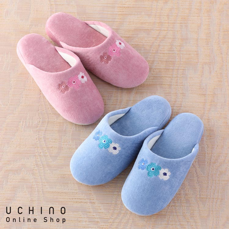 楽天市場】UCHINO ブルーム スリッパ マット・ギャラリー トイレ ...