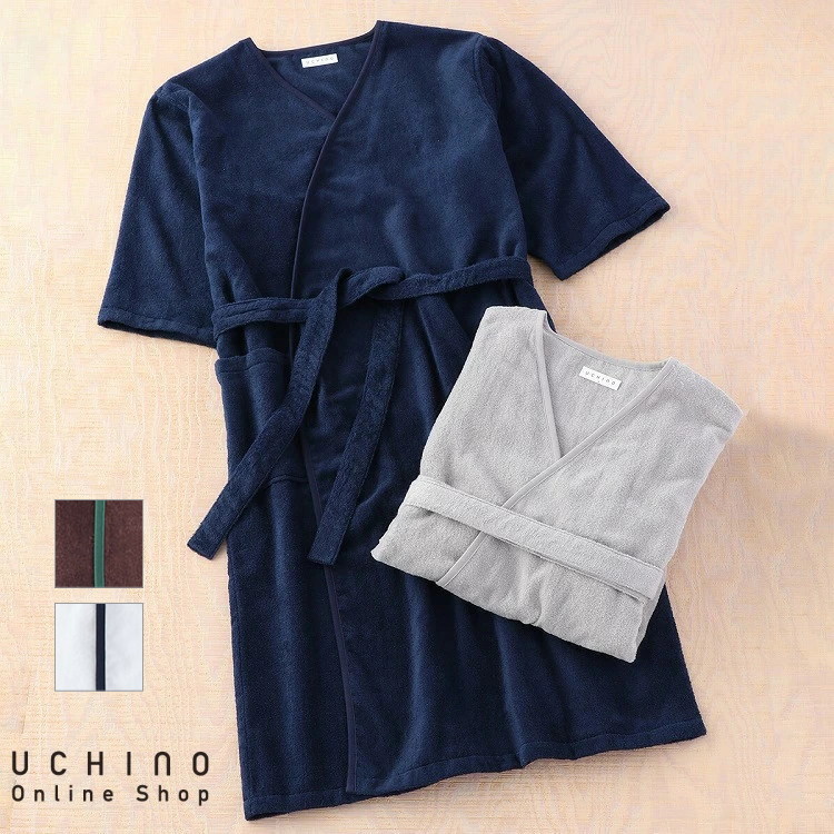 【楽天市場】UCHINO ウチノ エアリータッチ メンズローブ