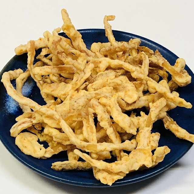 【送料無料】お得な業務用　ピリっとさきいかの天ぷら　１ｋｇ/いか天/ピリ辛さきいか天　松葉フライ　　  【smtb-ms】
