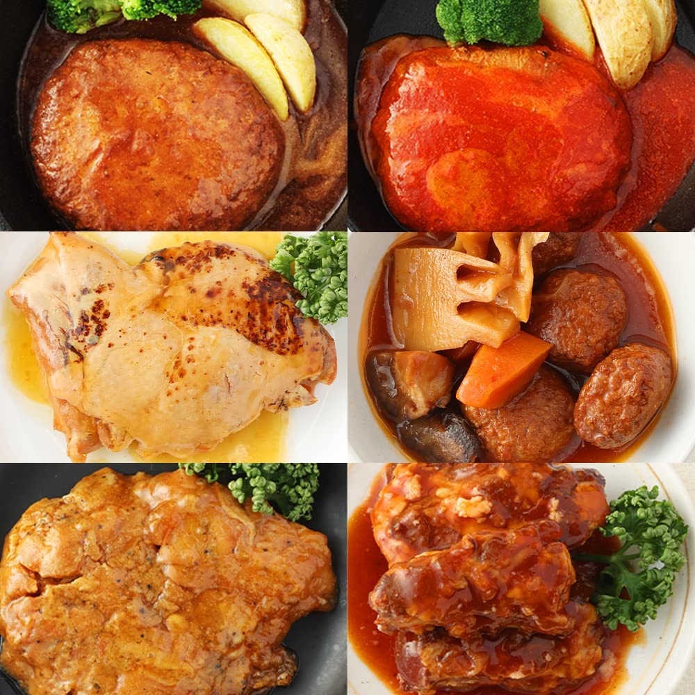 【メインお肉のおかず ６種×2個 計12個 セット】uchipac レトルトおかず 保存料 着色料 無添加 常温保存 賞味期限 1年 非常食 手土産 贈り物 レトルト食品 詰め合わせ 保存食品 非常食 防災 避難食