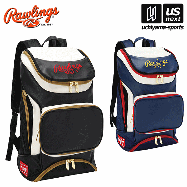 ローリングス 【 Rawlings 】 野球 チームバックパック 38L 2026年継続モデル 【 EBA9S01 リュックサック リュック デイパック 通学 ブラック ネイビー 】 【翌日配達対象】【メール便不可】[自社]
