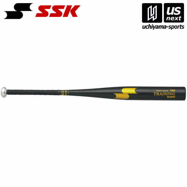 エスエスケイ【 SSK 】 野球 SBB7100 トレーニングバット (9038)ブラック×ゴールド 2025年継続モデル 【メール便不可】[取り寄せ][自社]