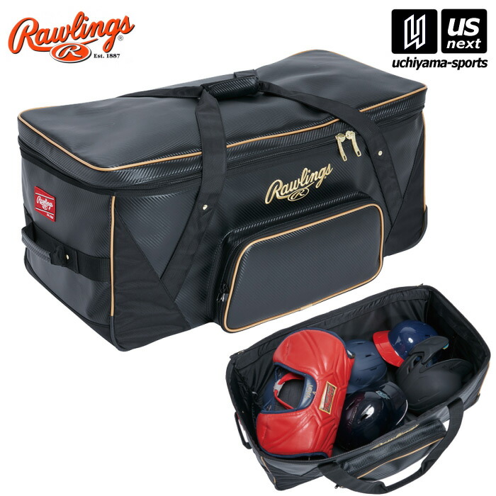 【新生活応援100円クーポン】(大型品) ローリングス 【 Rawlings 】 野球 キャスターバッグ 2026年継続モデル 【 EBB14S01 チームバック 大型バッグ 用具ケース 車輪付き 部活動 練習 試合 】 【メール便不可】[自社]