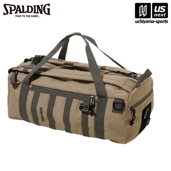 スポルディング【 SPALDING 】 バスケットボール コマンダーダッフル 3WAY サンドカーキ【50-025SK バスケ バスケット ダッフルバック ダッフルバッグ 】 【メール便不可】[取り寄せ][自社]