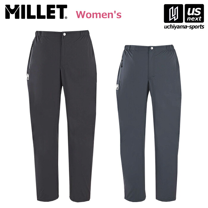 ミレー【 MILLET 】 レディース レインウェア ティフォン ストレッチ パンツ 2026年春夏継続モデル 新ロゴ【 MIV03208 TYPHON ST PANT W レインウエア レインパンツ 雨具 】 【翌日配達対象】【メール便不可】[自社]