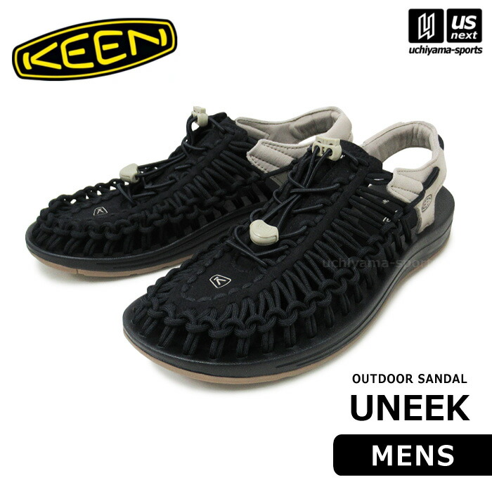 （国内正規品） KEEN キーン メンズ サンダル UNEEK ユニーク 2025年継続モデル 【 1027437 シューズ スニーカー アウトドア キャンプ タウン 通勤 通学 男性 ブラック 】 【翌日配達対象】【メール便不可】[自社]