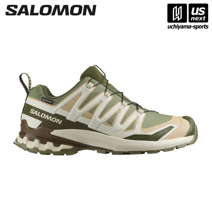 （国内正規品） サロモン 【 SALOMON 】 メンズ トレイルランニングシューズ XA PRO 3D V9 GORE-TEX 2026年継続モデル 【 L47820200 ゴアテックス ランニング ハイキング トレイルラン アウトドア 山 グリーン】【翌日配達対象】【メール便不可】[自社]｜内山スポーツ店