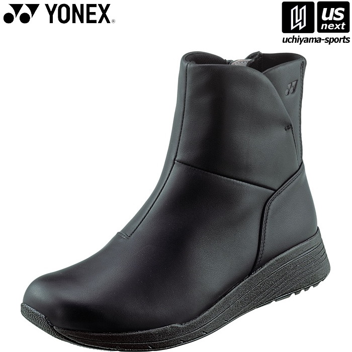 ヨネックス【 YONEX 】 レディース レザーブーツ パワークッション L124 ブラック SHWL124 靴幅3.5E 2025年継続モデル 【 やわらかい 歩きやすい 撥水 】【メール便不可】[取り寄せ][自社]｜内山スポーツ店