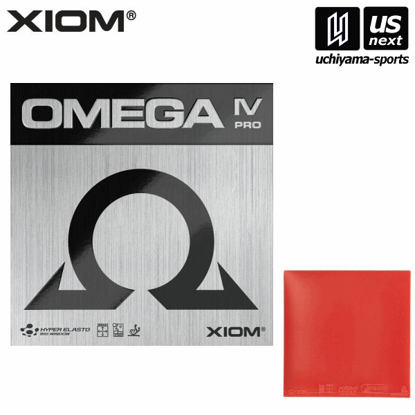 【新生活応援100円クーポン】ヴィクタス エクシオン 【 VICTAS XIOM 】 卓球ラバー 850025 オメガ4 プロ レッド（RD） 2026年継続モデル [M便 1/3][取り寄せ][自社]