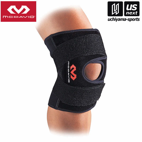 【新生活応援100円クーポン】マクダビッド【McDavid】 マルチアクション ニーラップ5 ブラック（M419XX）膝サポーター 膝用 【メール便不可】[取り寄せ][自社]