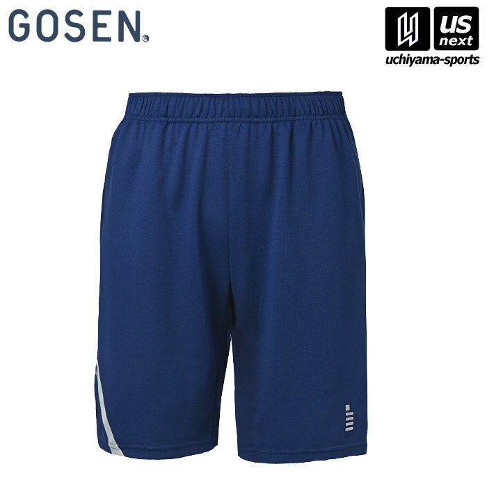 【新生活応援100円クーポン】ゴーセン【 GOSEN 】ユニ ハーフパンツ ネイビー【PP2500 テニス バドミントン 公式 試合】 [M便 1/1][取り寄せ][自社]