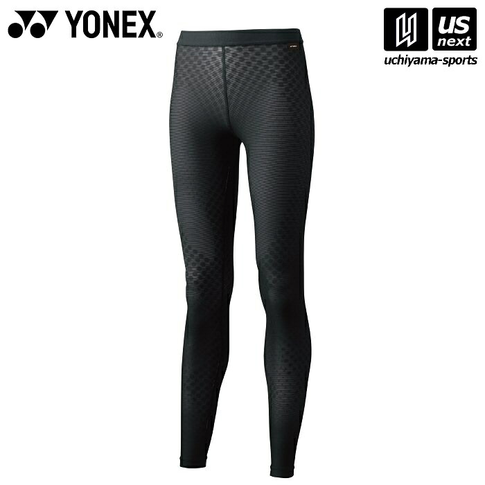 ヨネックス【 YONEX 】 テニス バドミントン レディース ロングスパッツ STBP2509 ブラック 2026年継続モデル [M便 1/1][取り寄せ][自社]