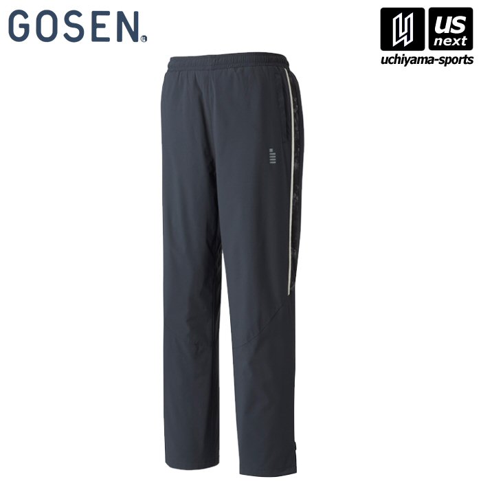 【新生活応援100円クーポン】ゴーセン【GOSEN】ユニ ウィンドウォーマーパンツ(裏起毛）ブラック【Y2442 ウインドブレーカーパンツ ウィンドブレーカーパンツ】 【メール便不可】[取り寄せ][自社]