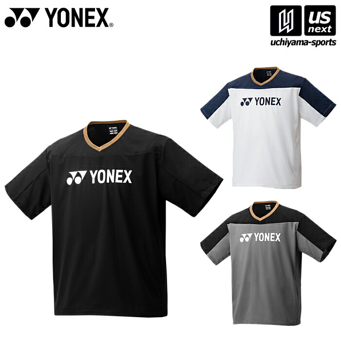 楽天市場】ヨネックス 半袖Tシャツ YONEX ユニ半袖Vブレーカー